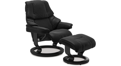 Stressless® Reno Large Leather Recliner - Classic Base 